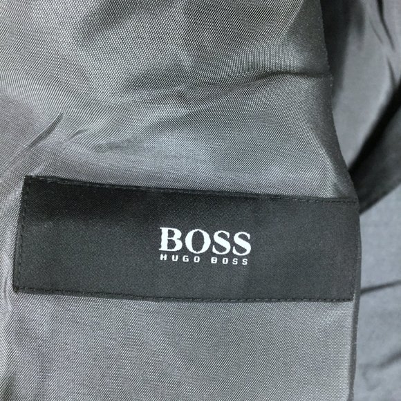 Hugo Boss Huge Genius Navy Wool Suit Jacket - Picture 4 of 5